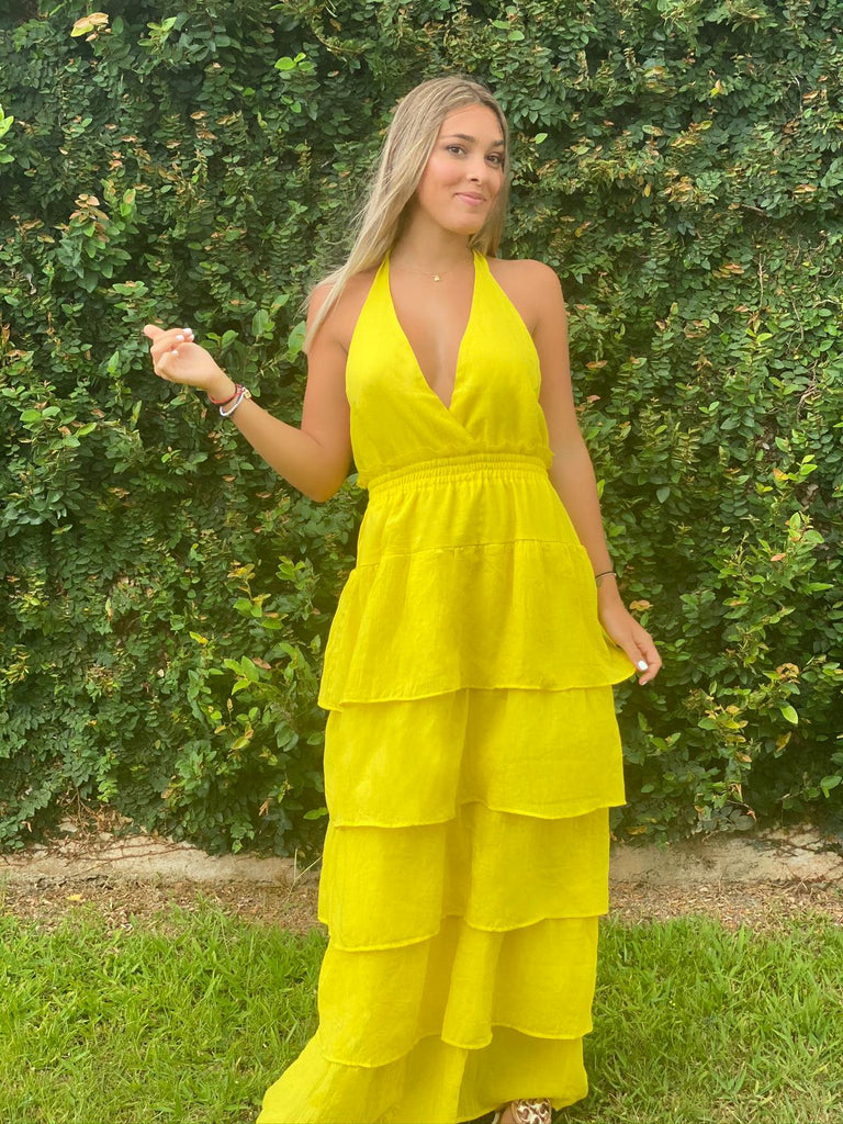Bright Yellow Dress It's Milana Bright Yellow Dress It's Milana